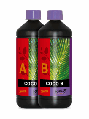 Fertilizante para todas las fases de cultivos en sustrato Coco de dos compuestos B Cuzz de Atami
